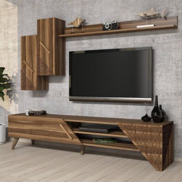 Ansamblu Comoda TV Beril Walnut