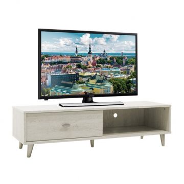 Comoda TV Firenze Alb-Bej 127x45x9 cm