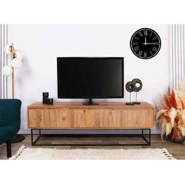 Comoda TV Lupin140 Walnut-Negru