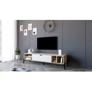 Comoda TV Ponza Sapphire Oak-Alb