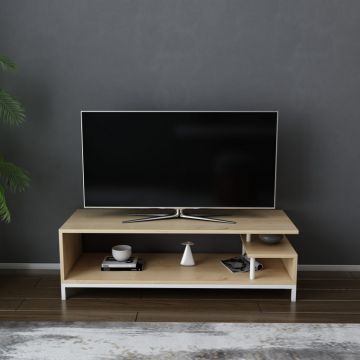 Comoda TV Reilly - Alb, Oak