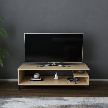 Comoda TV Reilly - Negru, Oak