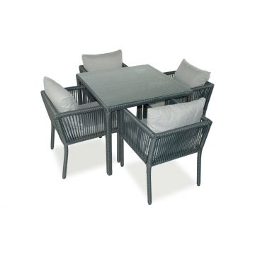 Set De Lounge De Grădină Vera 90, Maro Inchis, 90X75X90 Cm