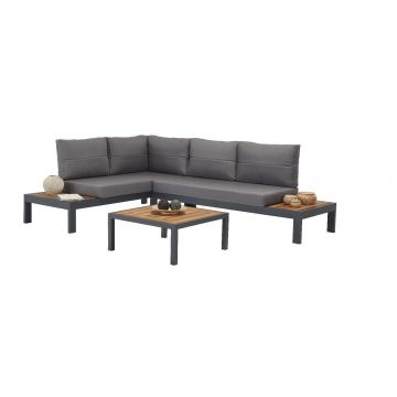 Set De Lounge De Grădină Verona Wood, Multicolor, 258X85X184 Cm