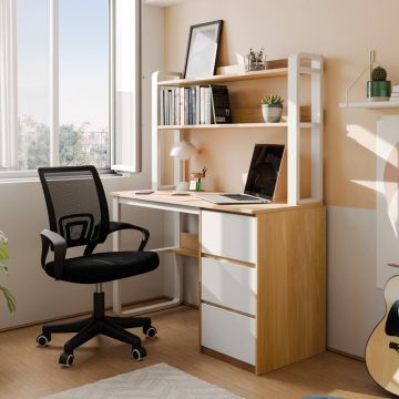 Set mobilier studenti birou si scaun de birou 2 buc Master Pako World Gri 120x50x144 cm Set mobilier studenti birou si scaun de birou 2 buc Master Pako World Gri 120x50x144 cm
